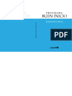 Programa Buen Inicio - Evaluación Externa