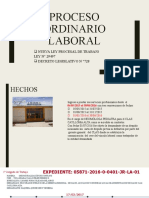 Proceso Ordinario Laboral