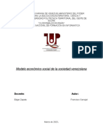 Modelo Económico Social de La Sociedad Venezolana