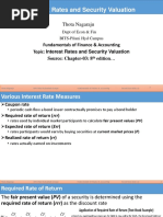 CH - 3 - Interest Rates and Security Valuation - PPT