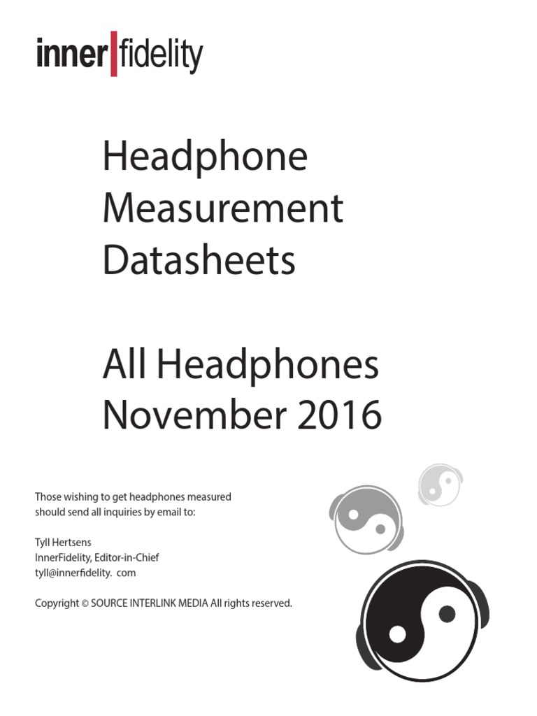 Headphones Earphones Frequency Response All Graphs PDF Headphones