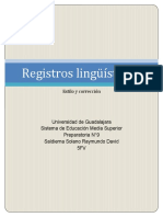 Registros Lingüísticos