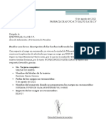 Carta para Aclaracion Por Cargos No Reconocidos PDF