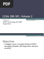 CCNAv2 Chapter 08 - DHCP Snooping and ARP Inspection