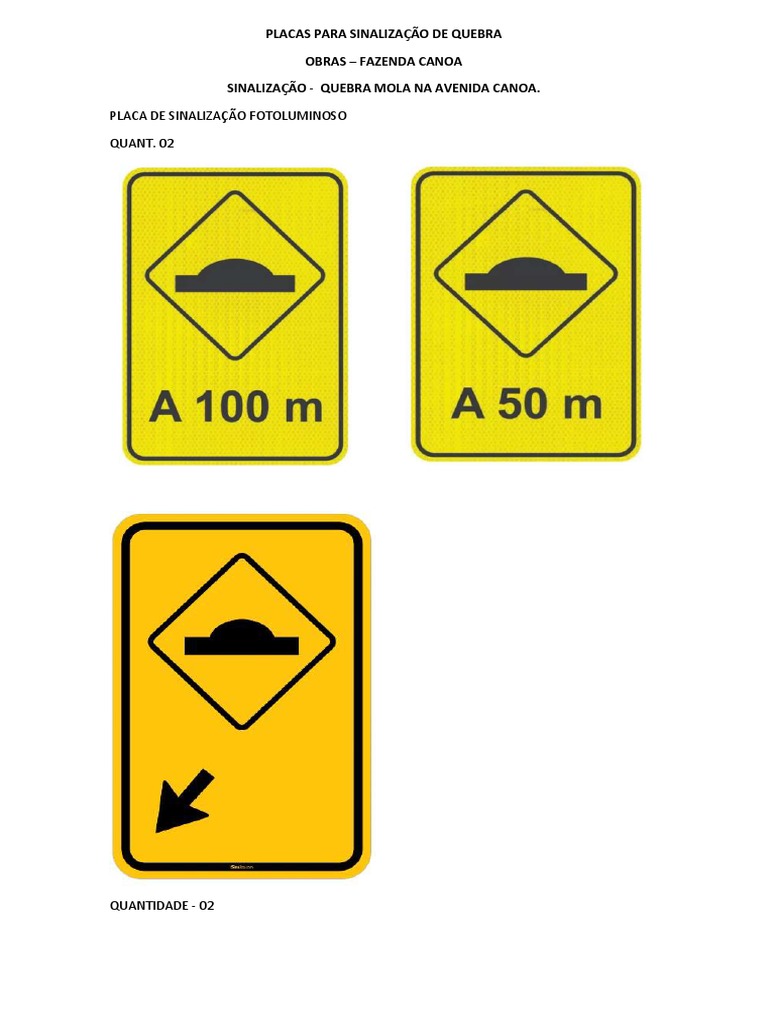 Placas De Sinalização Pdf