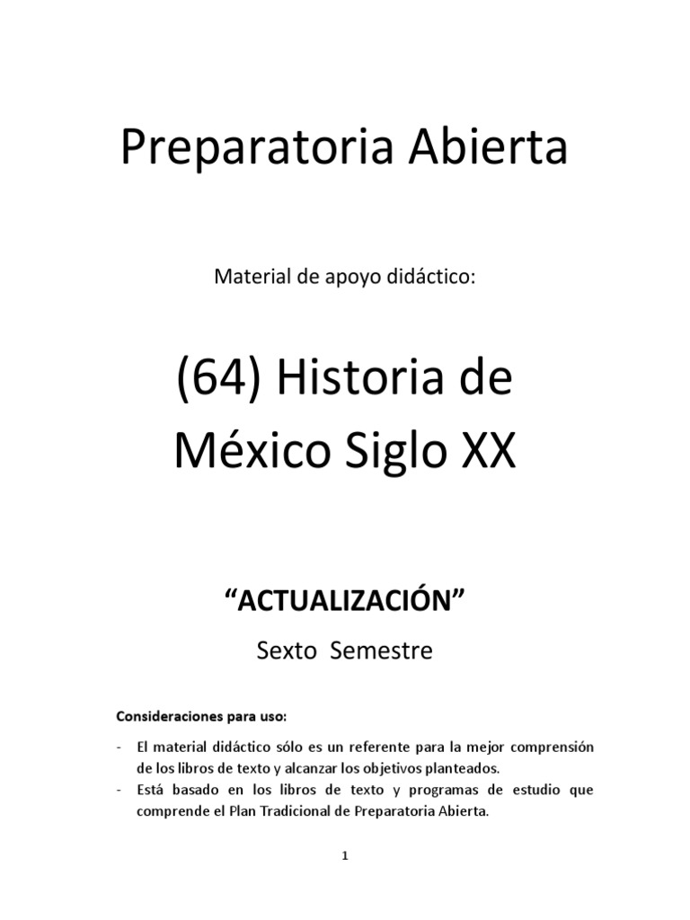 64-historia-de-m-xico-siglo-xx-pdf-m-xico-revoluci-n-mejicana