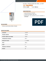 Filtro Y Regulador de Aire, 1/4 NPT