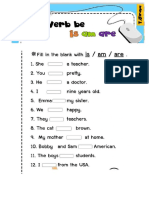 Tarea 01 - Verb To Be