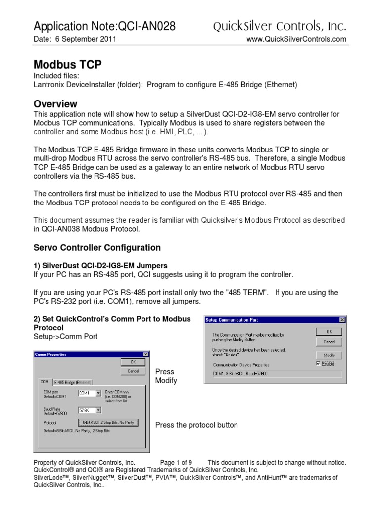 Modbus TCP / IP to Modbus RTU converter - Aranet