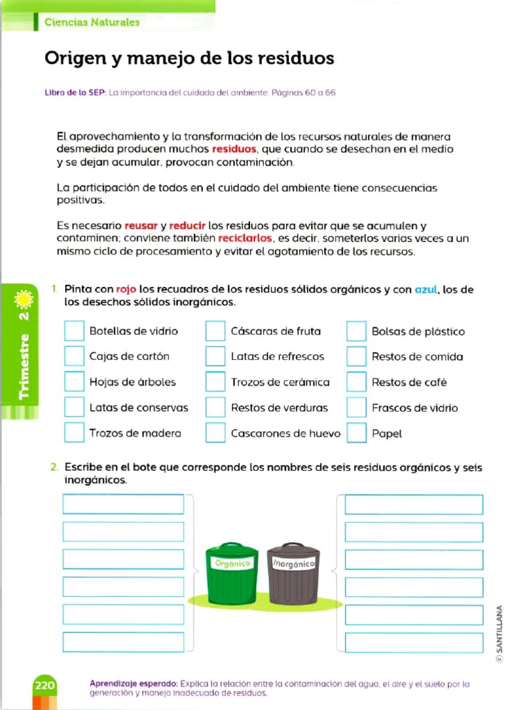 Cuidado del Ambiente y Manejo de Residuos | PDF | Residuos | Agua