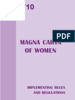 Ra 9710 Magna Carta For Women With Implementing Rules (Irr)