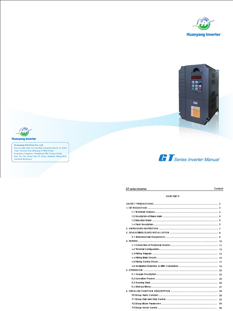 GT Series Manual | PDF | Power Inverter | Power Supply