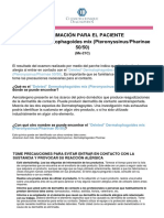 Información para El Paciente "Deleted" Dermatophagoides Mix (Pteronyssinus/Pharinae 50/50)