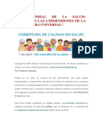 MO U3 Dia Mundial de La Salud. Las 4 Dimensiones de La Cobertura Universal