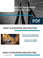 Lecture1-History of Philippine Architecture