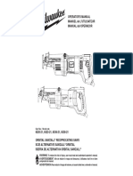 Operator'S Manual Manuel de L'Utilisateur Manual Del Operador