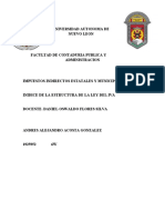 Estructura de la Ley del IVA en 9 capítulos y 43 artículos