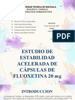 ESTUDIO DE ESTABILIDAD ACELERADA DE CÁPSULAS DE FLUOXETINA 20 MG