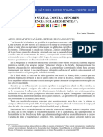 Abuso Sexual Contra Menores Violencia de La Desmentida