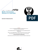 Month 1 Core Content - Elements of A Trade Setup
