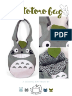 Totoro Bag Sewing Pattern