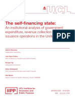 The Self-Financing State An Institutional Analysis of Government Expenditure Revenue Collection and Debt Issuance