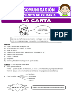 La Carta para Cuarto de Primaria