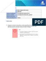 Nombre: Matricula: Nombre Del Módulo: Nombre Del Reto: Nombre Del Asesor Fecha de Realización