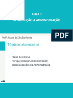 Introdução à Administração: Conceitos Fundamentais