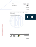 ABNT NBR 15572-2013 ENSAIOS NÃO DESTRUTIVOS - TERMOGRAFIA - GUIA PARA INSPEÇÃO DE EQUIPAMENTOS DE EQUIPAMENTOS ELETRICOS E MECÂNICOS