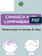 Dinamicas para El Comienzo de Clases Conozco A Mis Companeros