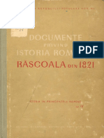 Documente Privind Istoria Romaniei Rascoala Din 1821 Vol IV 1960