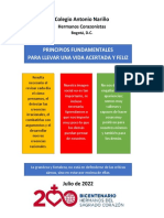 Principios Fundamentales para Llevar Una Vida Acertada y Feliz