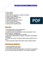 Consultoria em Tráfego Pago - Checklist