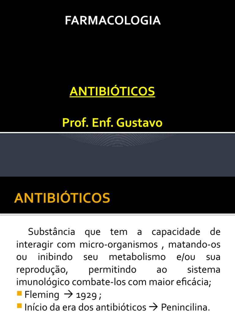 Os principais grupos de antibióticos: mecanismos de ação, indicações e ...