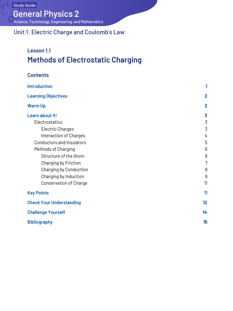 Exploring Methods of Electrostatic Charging Introducing Fundamental