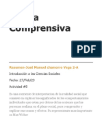 Teoría Comprensiva: Resumen-José Manuel Chamorro Vega 2-A
