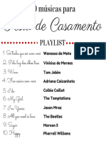 Playlist Festa de Casamento1