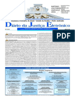 Diário da Justiça PB regula envio cartas precatórias PJe