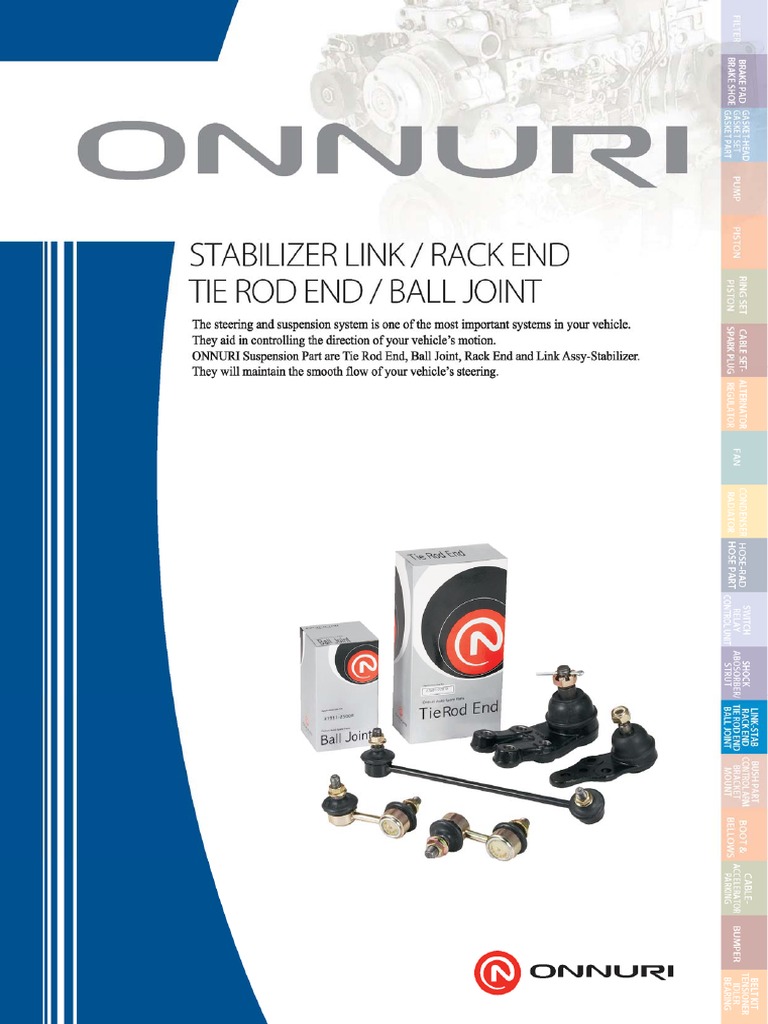 14.stabilizer Link&Rack End&Tie Rod End&Ball Joint PDF