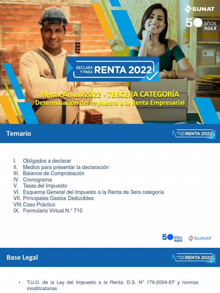 Declaración Renta Empresarial 2022 | PDF | Impuesto sobre la renta ...