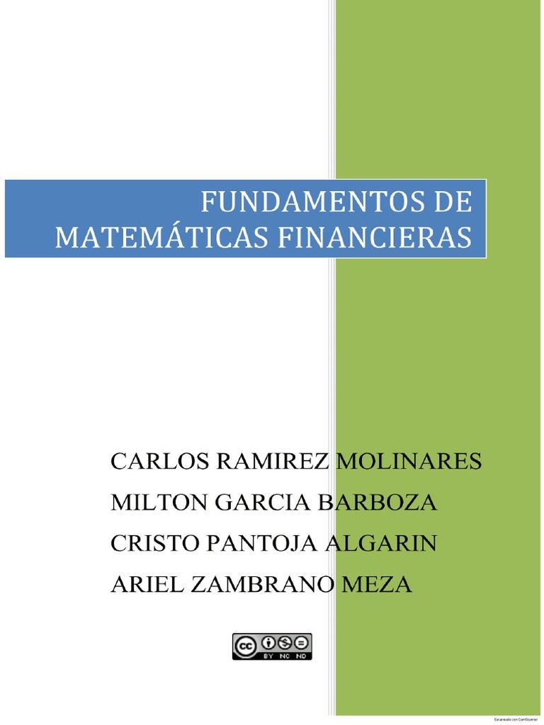 Matematicas Financieras | PDF