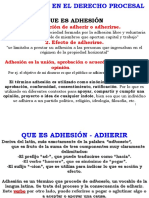 Casos de Adhesión