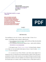 Clase 5 Metodología. Escena (S) Elegida