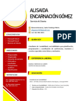 Alisaida Encarnación Gómez: Servicio Al Cliente