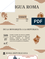 Antigua Roma - Republica y Expansión Territorial