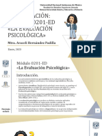 1 Presentación Evaluacion Psicologica 2023-2 Audio