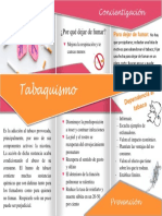 Folleto Sobre Tabaquismo