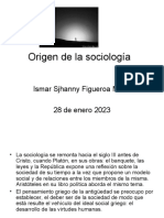 Origen de La Sociología 2023