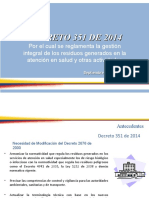 Capacitación Decreto 351 de 2014